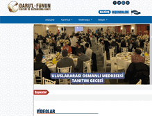 Tablet Screenshot of darulfunun.org
